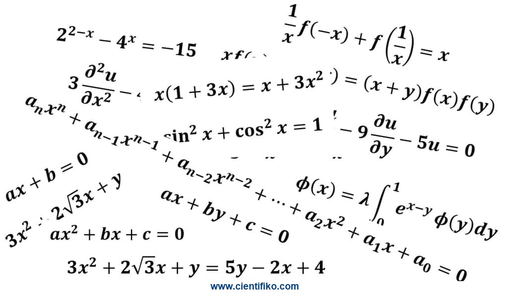¿Qué son las ecuaciones matemáticas?
