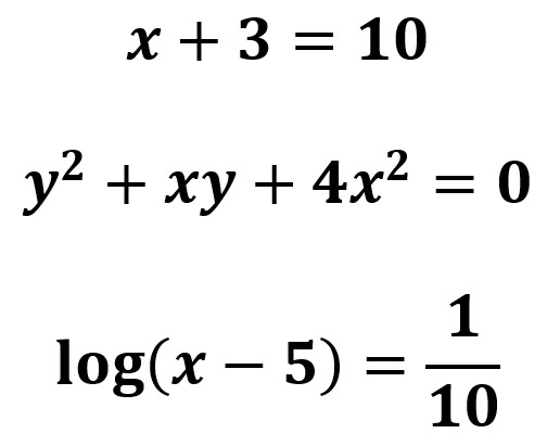 Ecuaciones matematicas