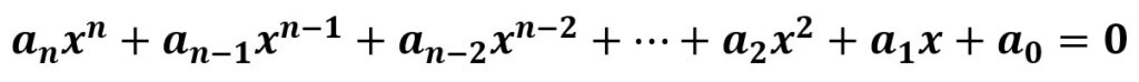 Ecuaciones matemáticas