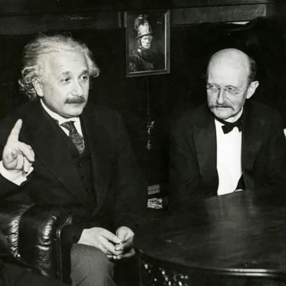 Max Planck and Albert Einstein